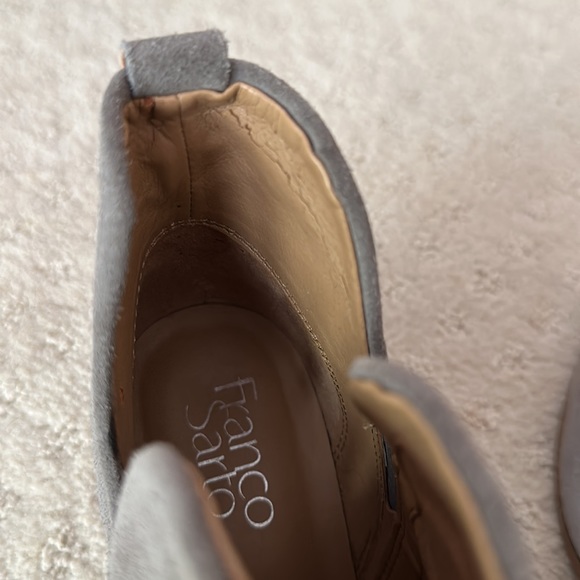 Suede Franco Sarto Ankle Booties - Picture 6 of 6